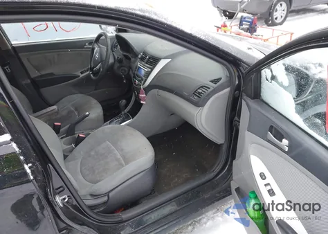 2013 Hyundai Accent Gls z USA, uszkodzony, nr VIN KMHCT4AE9DU412692